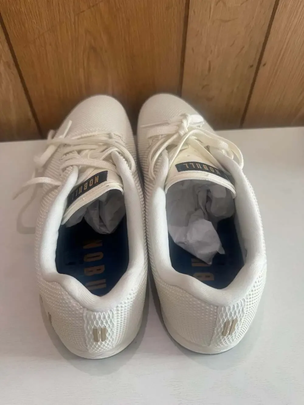 NOBULL Outwork Trainers Pearl White Shoes Men's Size 13 (Model FSFLCTPCWHT)